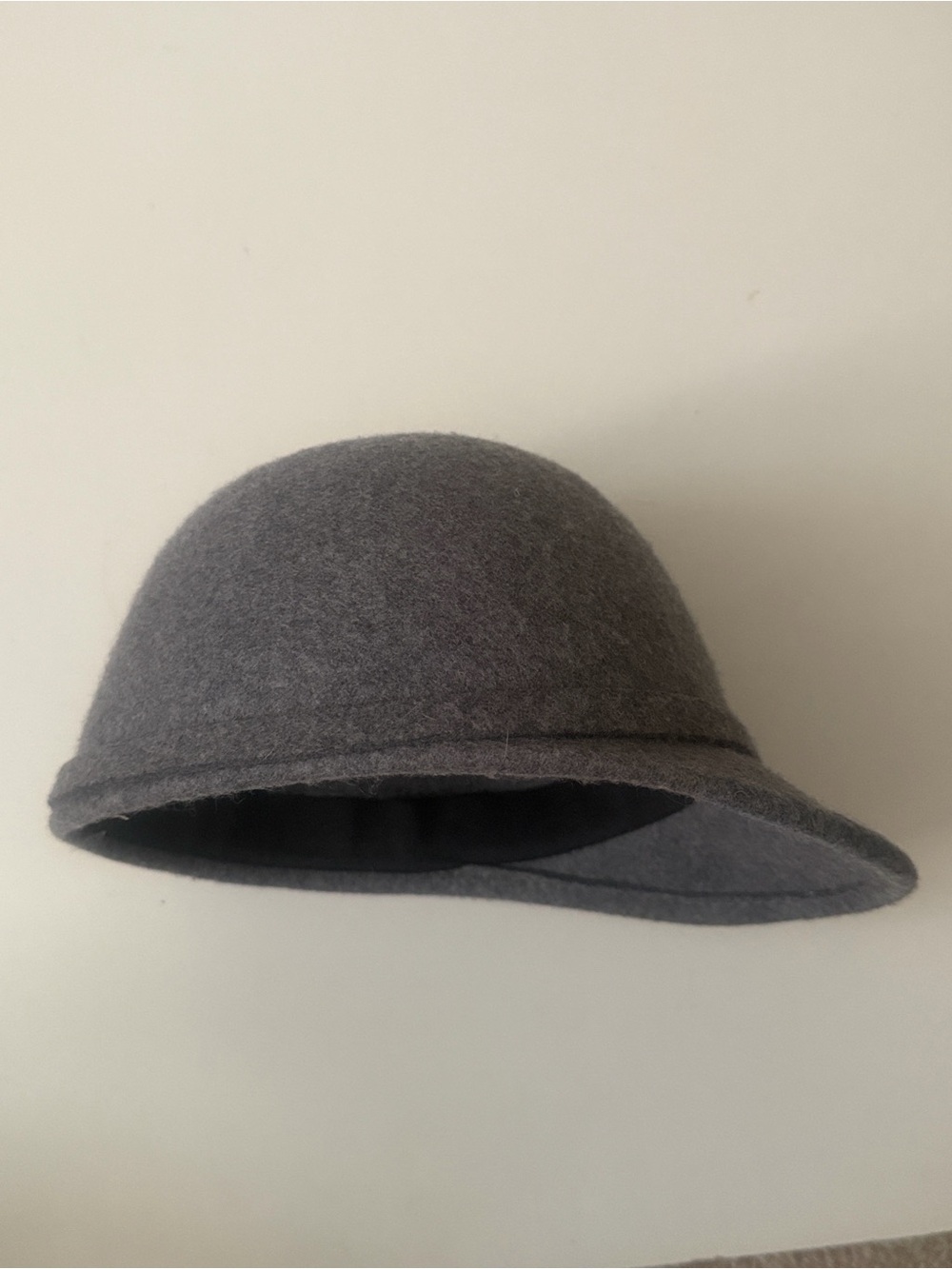 Jacadi Dark Gray Felt Hat with Brim